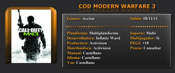 COD Modern Warfare 3 - Iron Lady