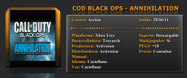 COD Black Ops Annihilation