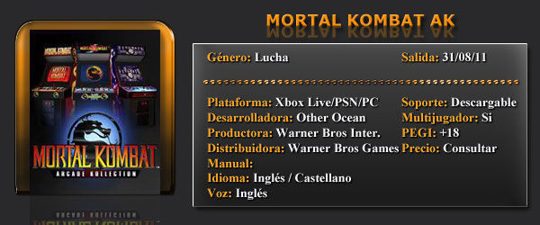 Mortal Kombat Arcade Kollection