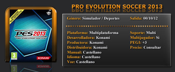 Avance Pro Evolution Soccer 2013