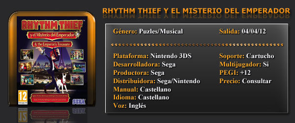 Rhythm Thief y el Misterio del Emperador