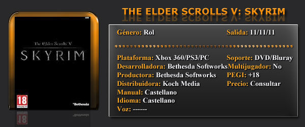 Avance The Elder Scrolls V: Skyrim