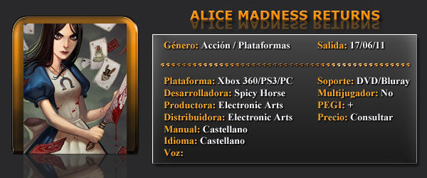 Avance Alice Madness Returns