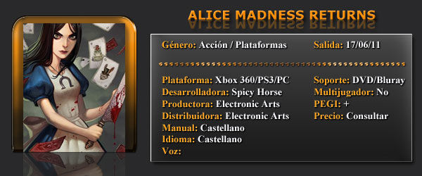 Alice Madness Returns