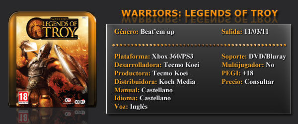 Warriors Legends of Troy