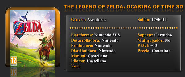 The Legend of Zelda Ocarina of Time 3D