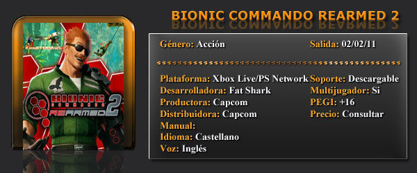 Bionic Commando Rearmed 2