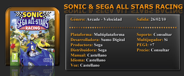 Sonic &amp; Sega All Stars Racing
