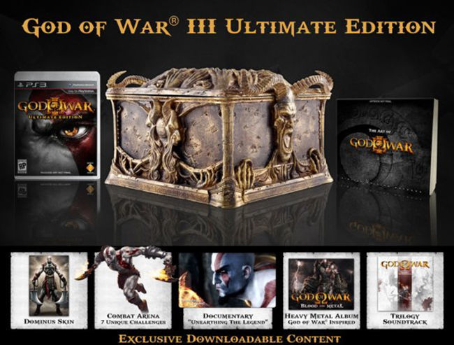 Anunciado el precio de God of War III: Edición Exclusiva de la Trilogía