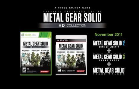 E3 2011: Metal Gear Solid HD Collection anunciado para PlayStation 3 y Xbox 360