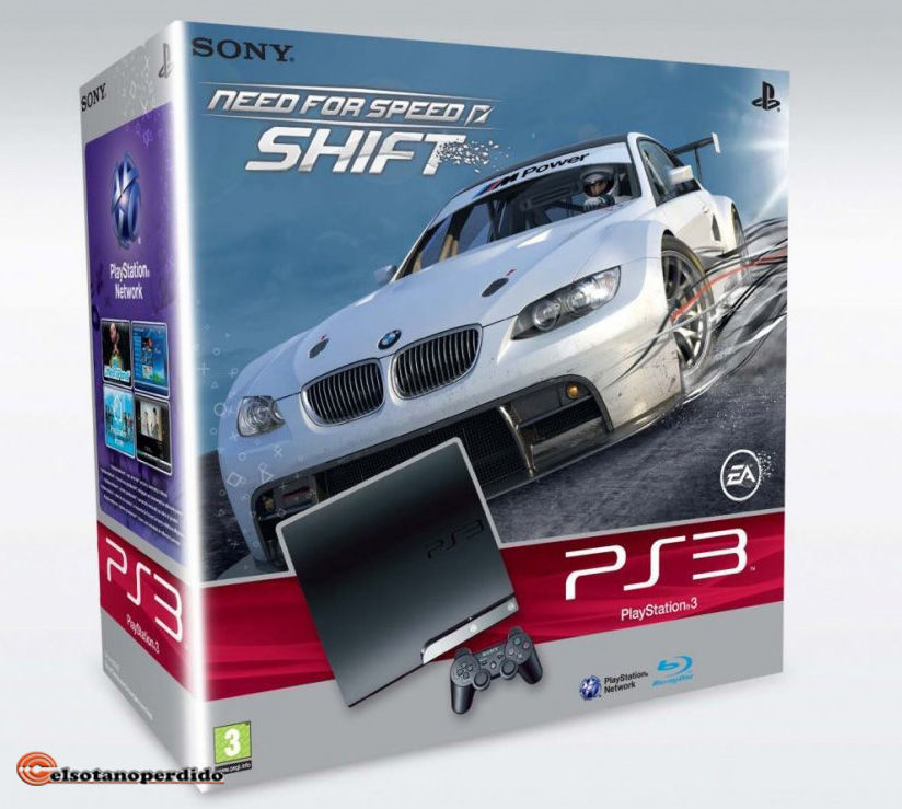 El pack PS3 250 Gb de Need for Speed Shift llega a Europa