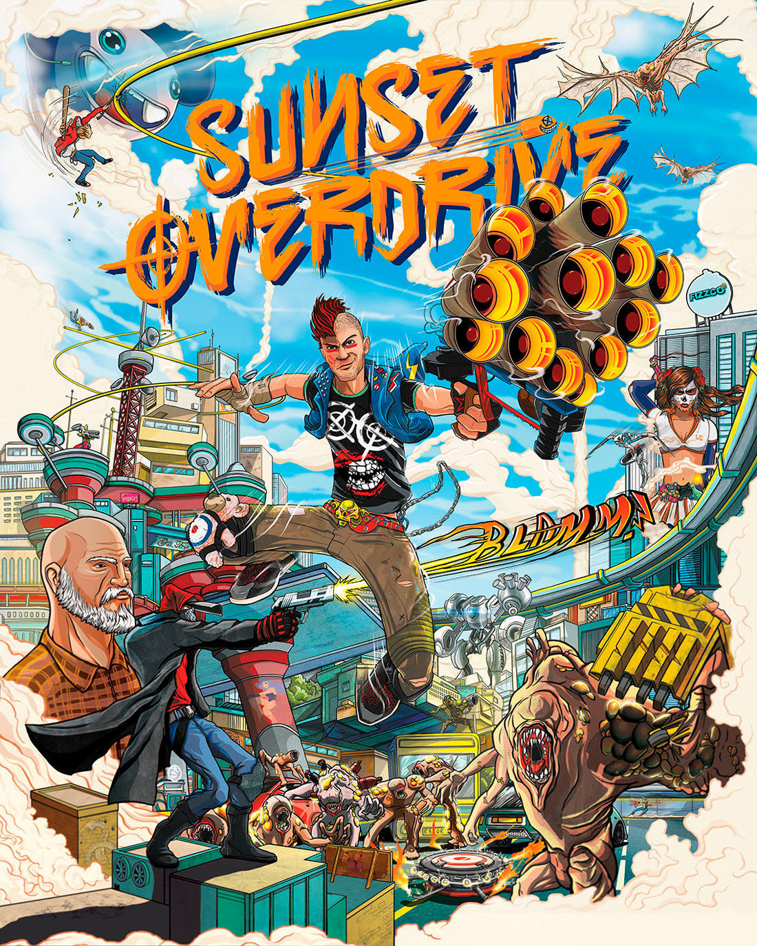 Detalles, imagen de portada y Edición Day One de Sunset Overdrive