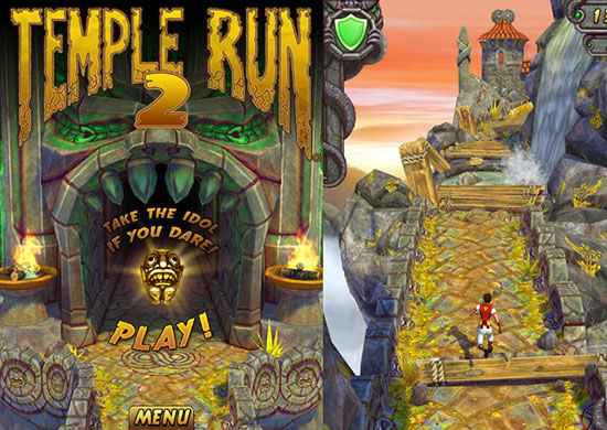 Temple Run 2 se convierte en el videojuego con más crecimiento de la historia