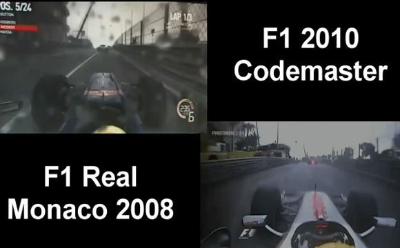 F1 2010 – Comparativa Mónaco